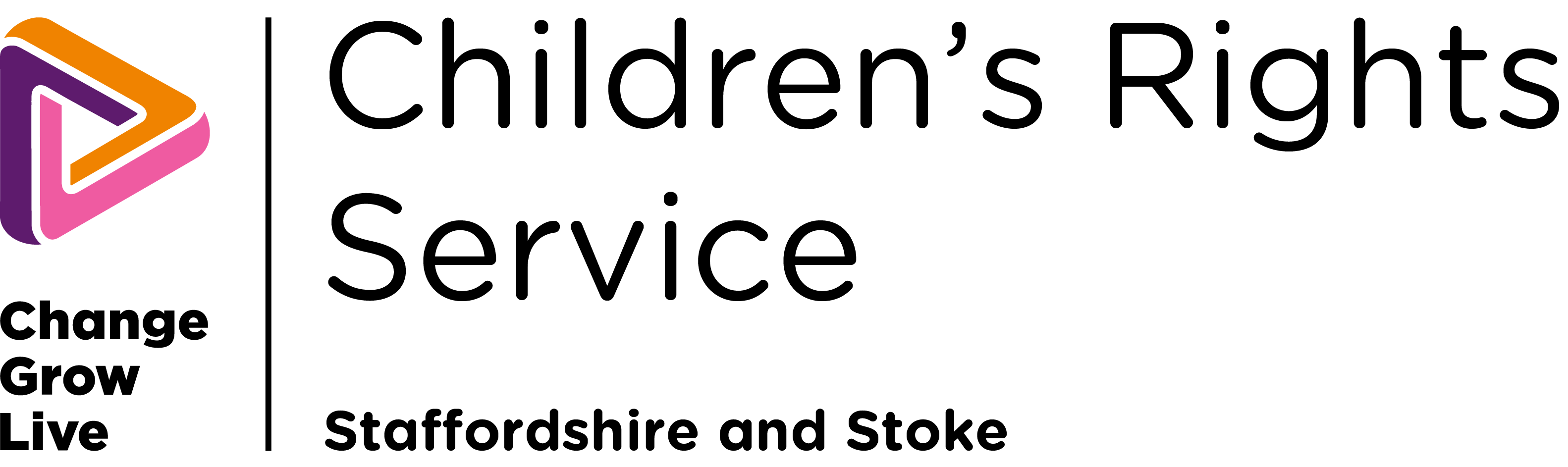 Childrens Rights Service Staffordshire and Stoke logo in colour