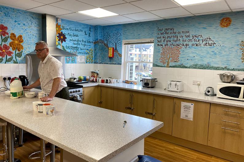 A photo of reception at our Peterborough service